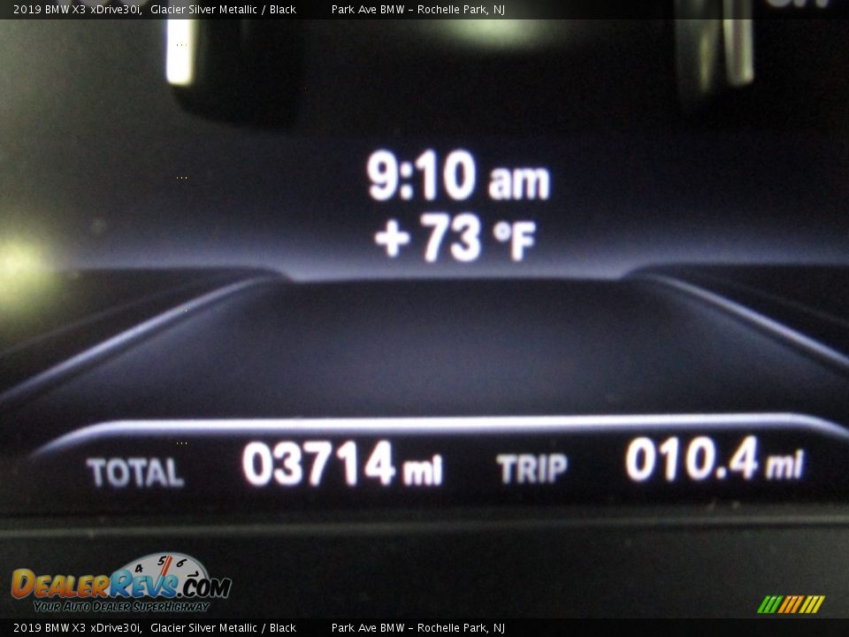 2019 BMW X3 xDrive30i Glacier Silver Metallic / Black Photo #24