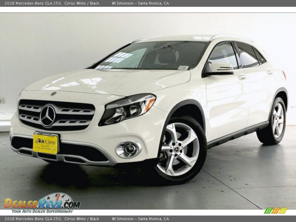 2018 Mercedes-Benz GLA 250 Cirrus White / Black Photo #12