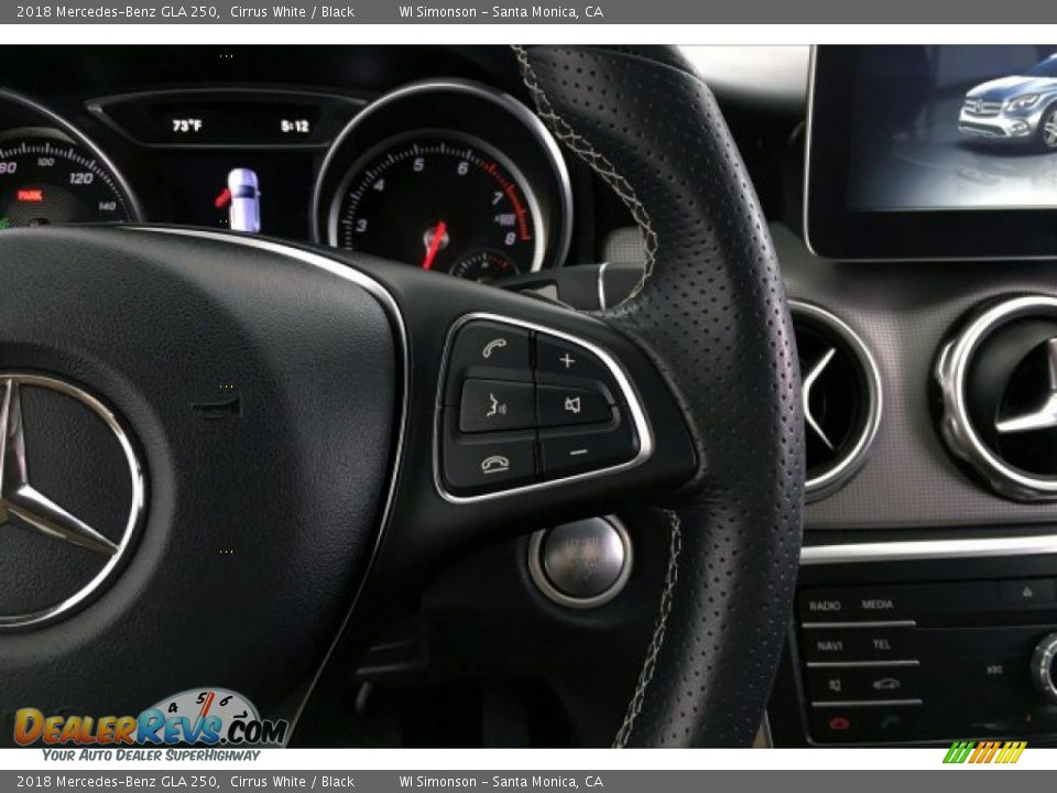 2018 Mercedes-Benz GLA 250 Cirrus White / Black Photo #19