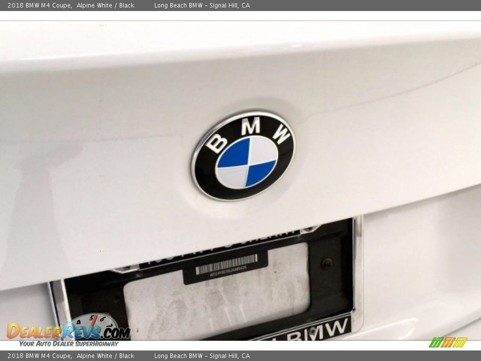2018 BMW M4 Coupe Alpine White / Black Photo #23