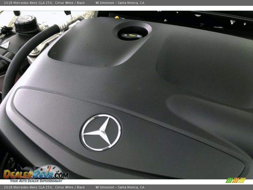 2018 Mercedes-Benz GLA 250 Cirrus White / Black Photo #30