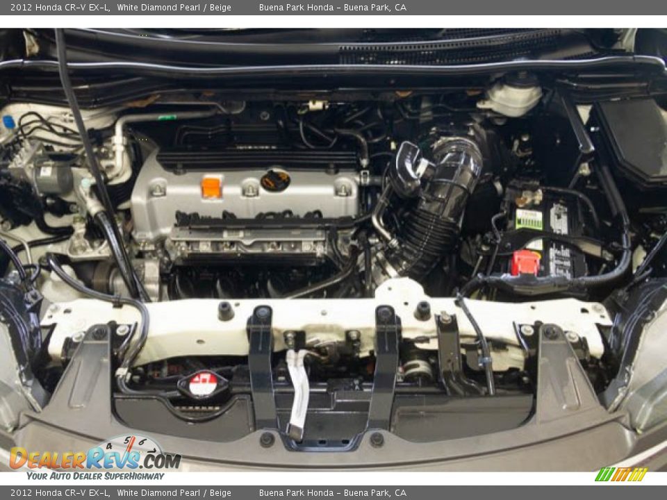 2012 Honda CR-V EX-L White Diamond Pearl / Beige Photo #30