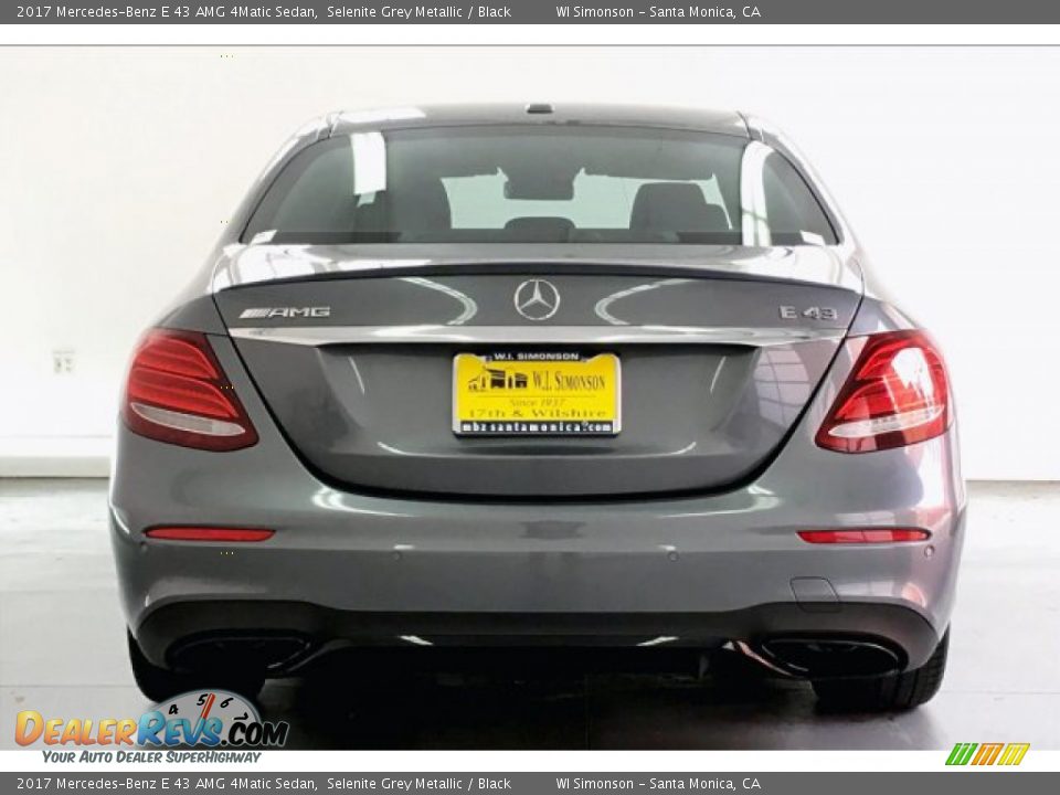 2017 Mercedes-Benz E 43 AMG 4Matic Sedan Selenite Grey Metallic / Black Photo #3