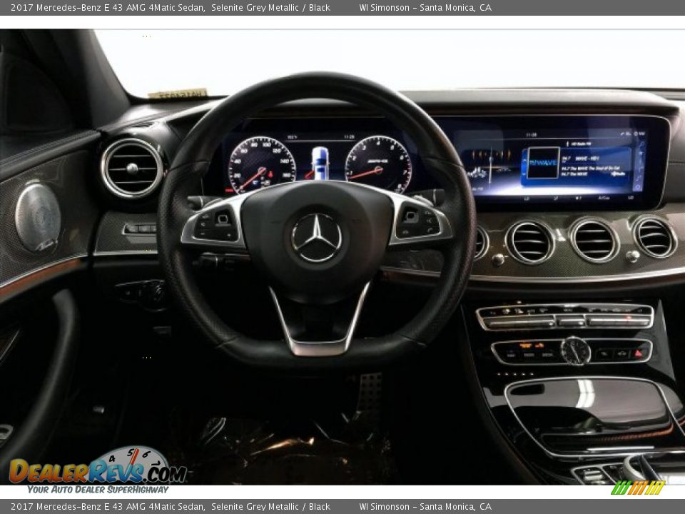 2017 Mercedes-Benz E 43 AMG 4Matic Sedan Selenite Grey Metallic / Black Photo #4