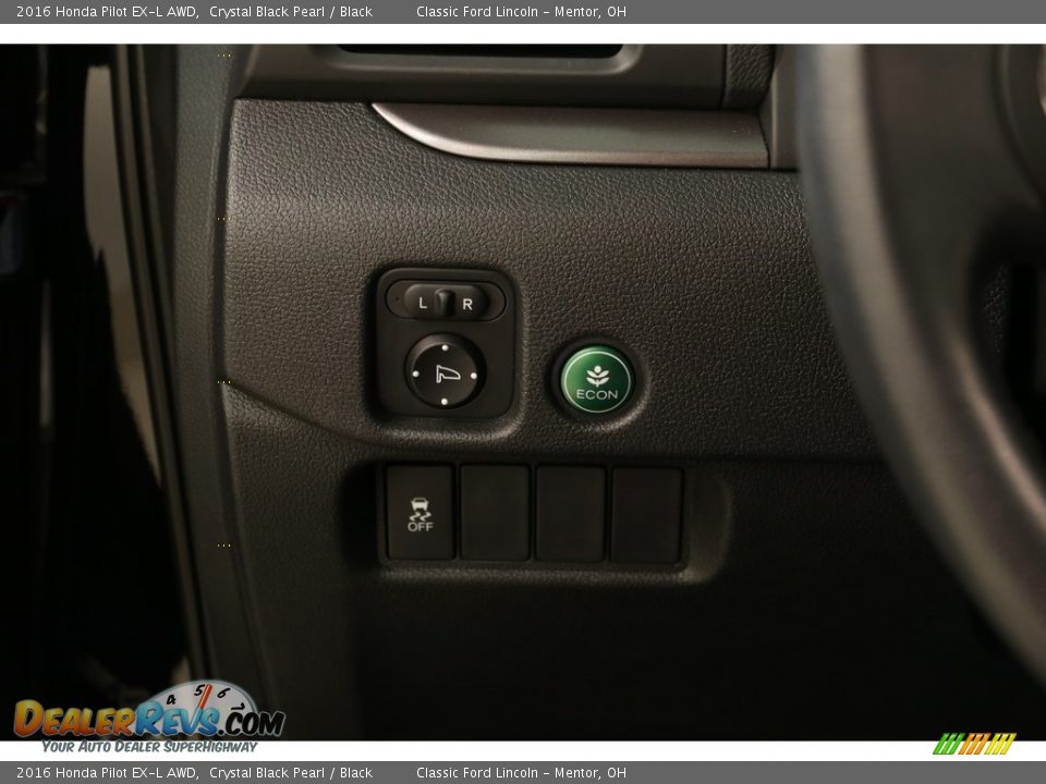 2016 Honda Pilot EX-L AWD Crystal Black Pearl / Black Photo #5