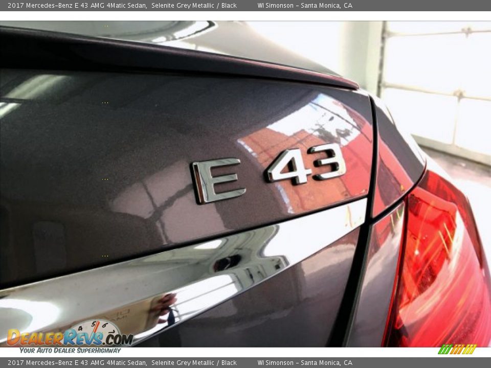 2017 Mercedes-Benz E 43 AMG 4Matic Sedan Selenite Grey Metallic / Black Photo #7