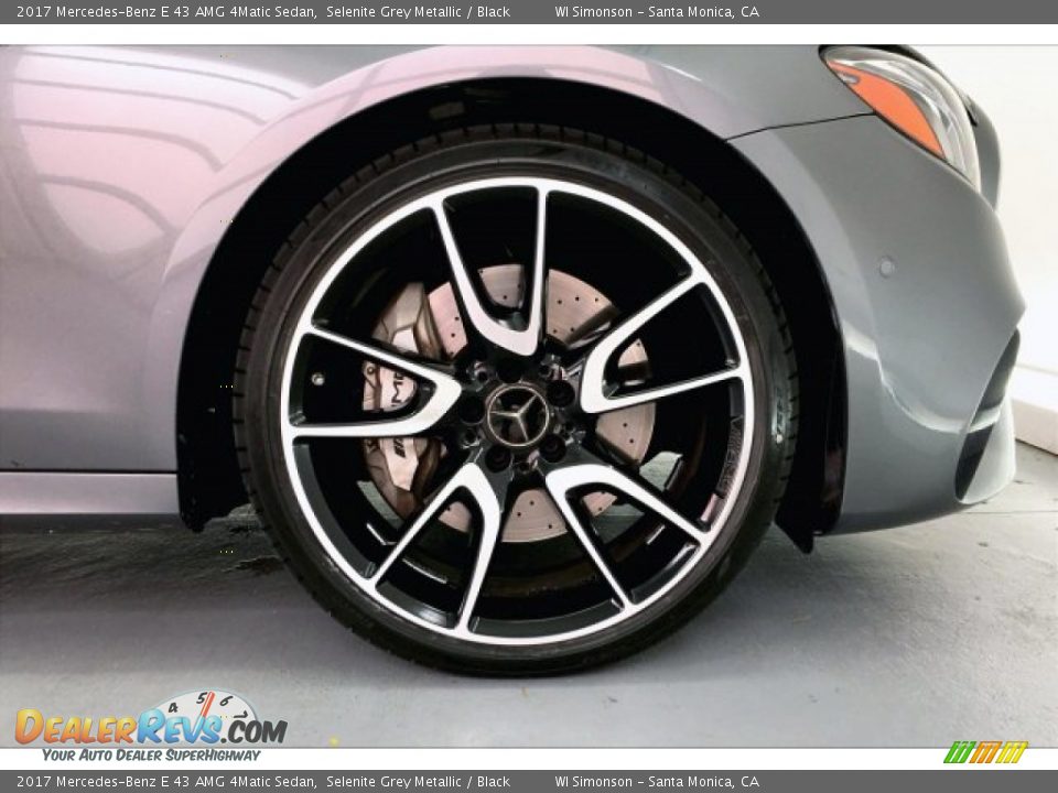 2017 Mercedes-Benz E 43 AMG 4Matic Sedan Selenite Grey Metallic / Black Photo #8