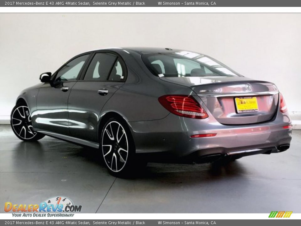 2017 Mercedes-Benz E 43 AMG 4Matic Sedan Selenite Grey Metallic / Black Photo #10