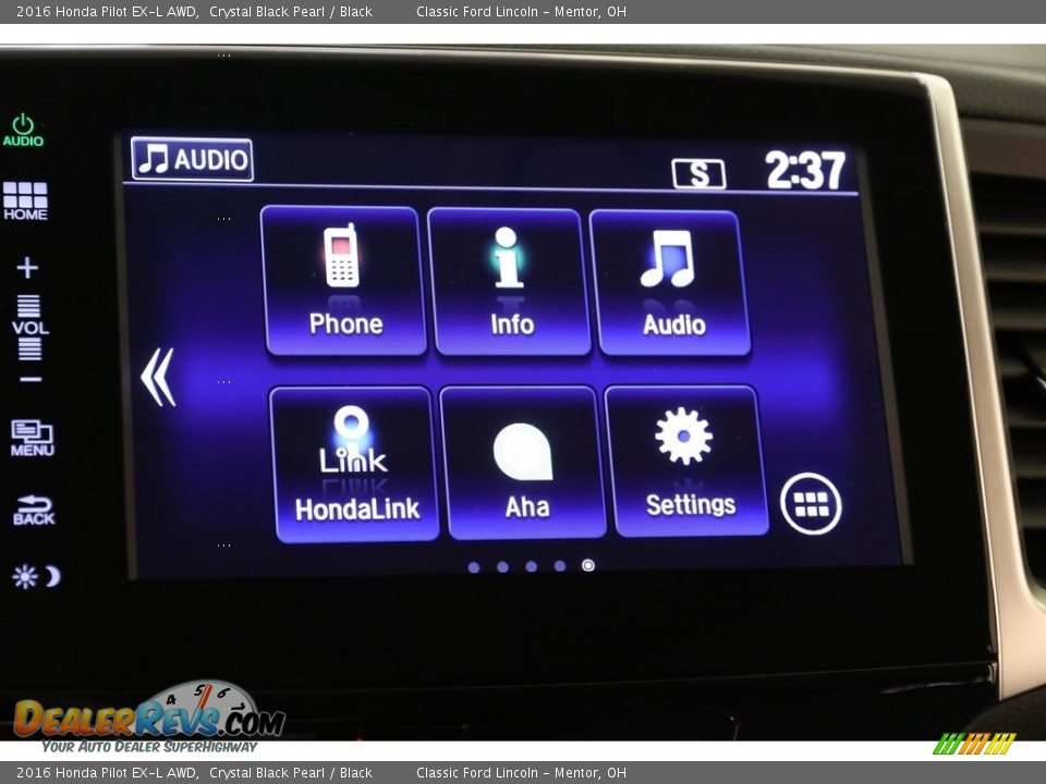 2016 Honda Pilot EX-L AWD Crystal Black Pearl / Black Photo #11