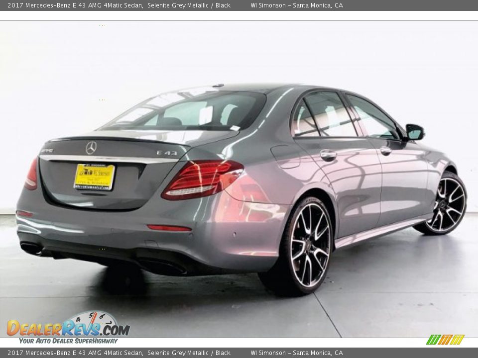 2017 Mercedes-Benz E 43 AMG 4Matic Sedan Selenite Grey Metallic / Black Photo #16