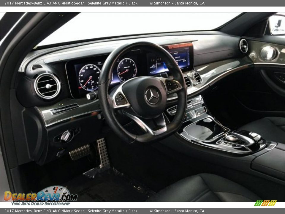 2017 Mercedes-Benz E 43 AMG 4Matic Sedan Selenite Grey Metallic / Black Photo #22