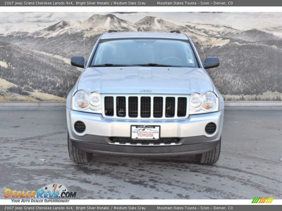 2007 Jeep Grand Cherokee Laredo 4x4 Bright Silver Metallic / Medium Slate Gray Photo #4