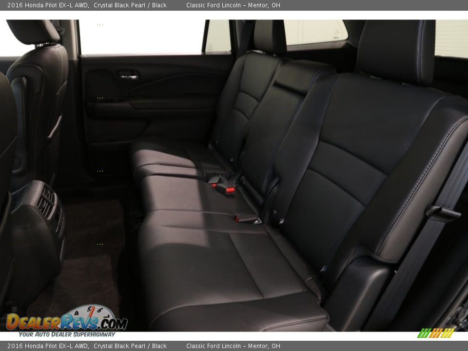 2016 Honda Pilot EX-L AWD Crystal Black Pearl / Black Photo #20