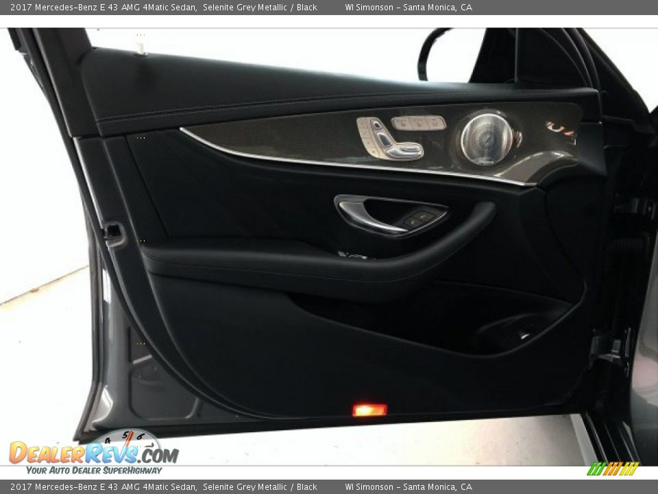 2017 Mercedes-Benz E 43 AMG 4Matic Sedan Selenite Grey Metallic / Black Photo #25