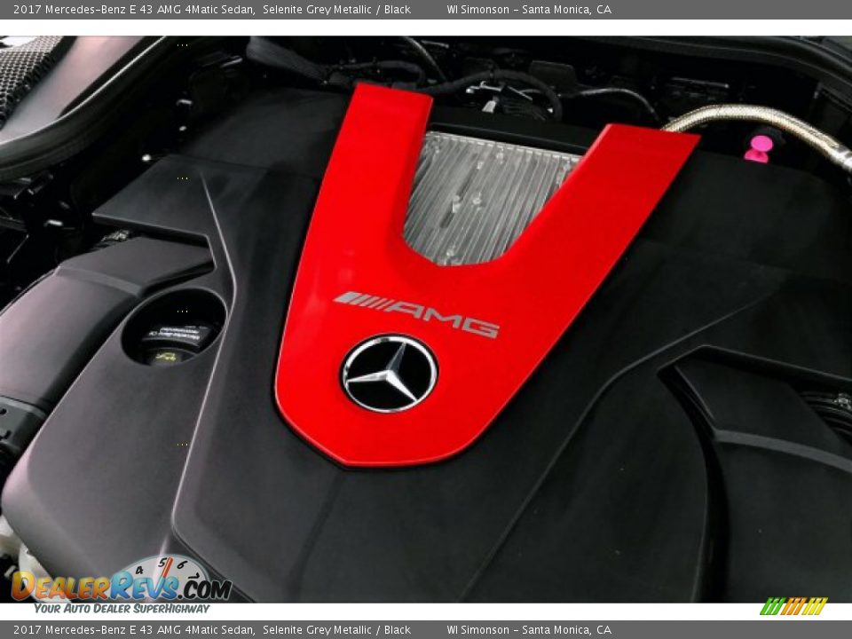 2017 Mercedes-Benz E 43 AMG 4Matic Sedan Selenite Grey Metallic / Black Photo #31