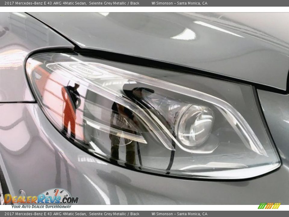 2017 Mercedes-Benz E 43 AMG 4Matic Sedan Selenite Grey Metallic / Black Photo #32