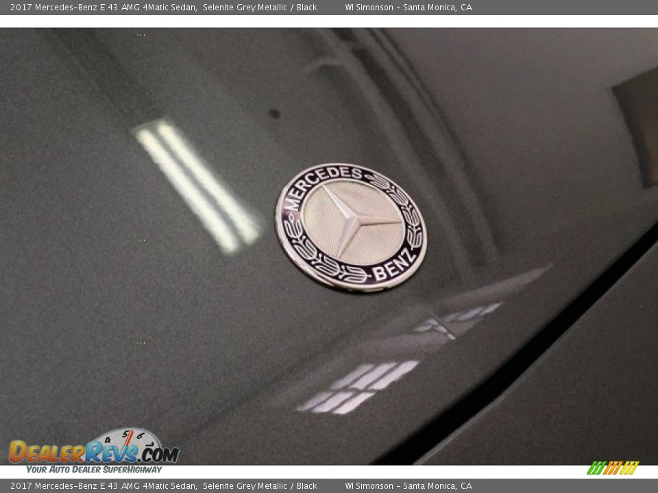 2017 Mercedes-Benz E 43 AMG 4Matic Sedan Selenite Grey Metallic / Black Photo #33