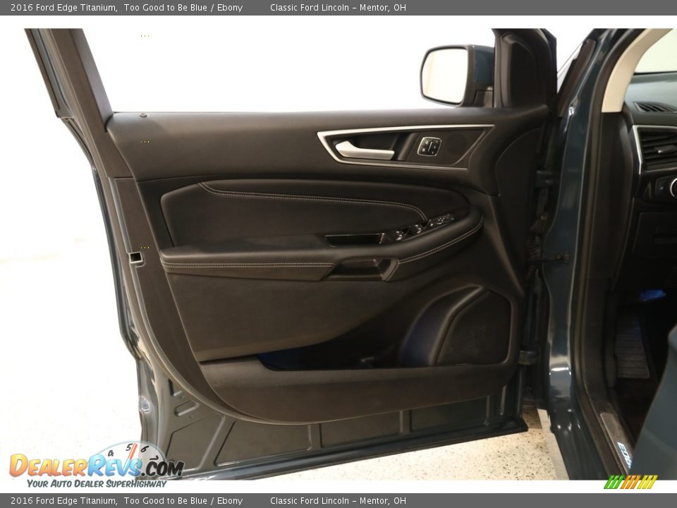 2016 Ford Edge Titanium Too Good to Be Blue / Ebony Photo #5