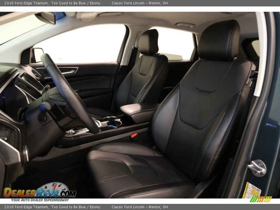 2016 Ford Edge Titanium Too Good to Be Blue / Ebony Photo #6