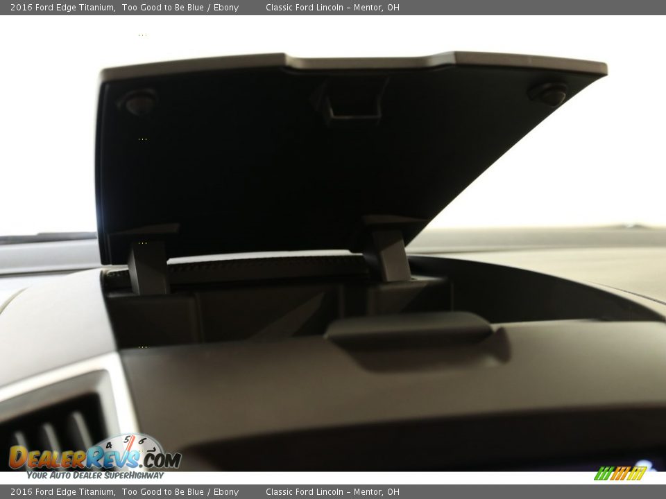 2016 Ford Edge Titanium Too Good to Be Blue / Ebony Photo #11