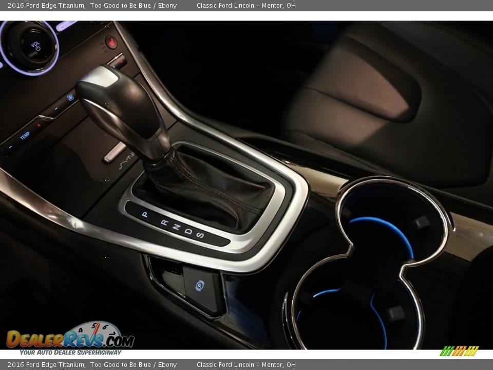 2016 Ford Edge Titanium Too Good to Be Blue / Ebony Photo #19