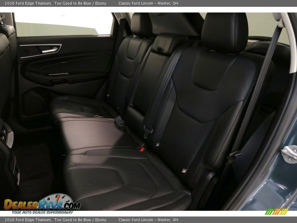 2016 Ford Edge Titanium Too Good to Be Blue / Ebony Photo #23