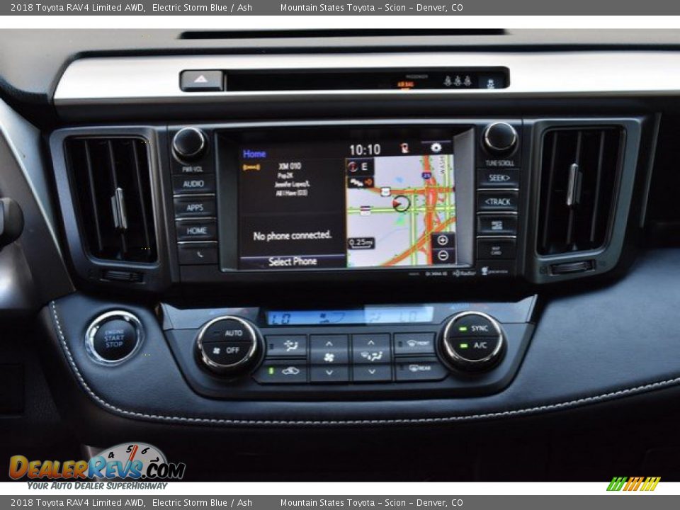 2018 Toyota RAV4 Limited AWD Electric Storm Blue / Ash Photo #15