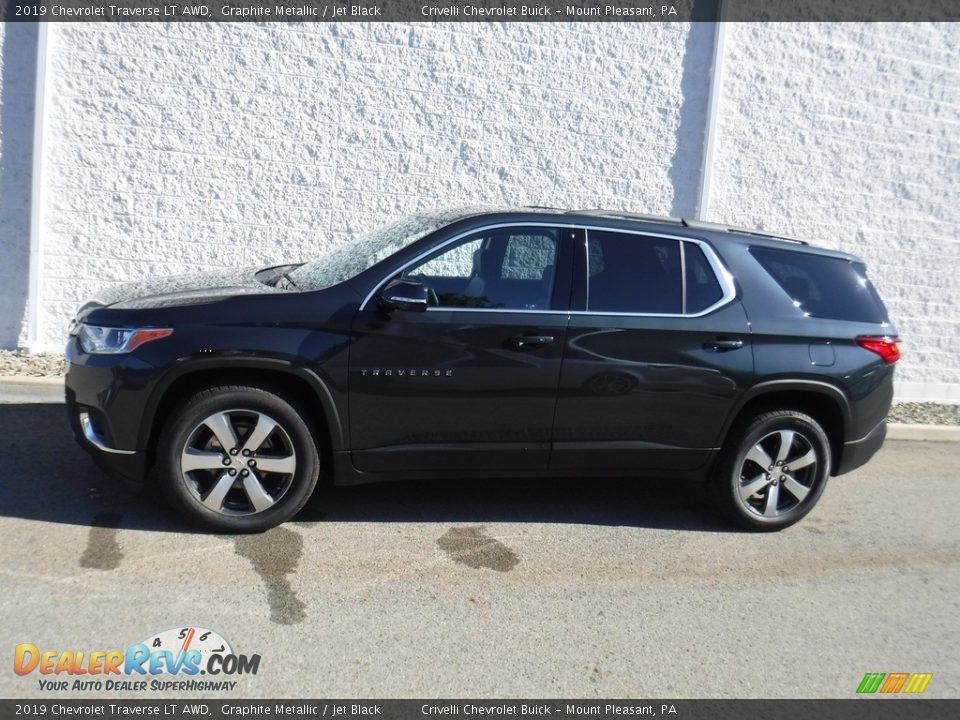 2019 Chevrolet Traverse LT AWD Graphite Metallic / Jet Black Photo #2