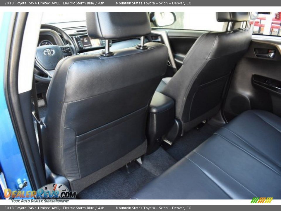 2018 Toyota RAV4 Limited AWD Electric Storm Blue / Ash Photo #20