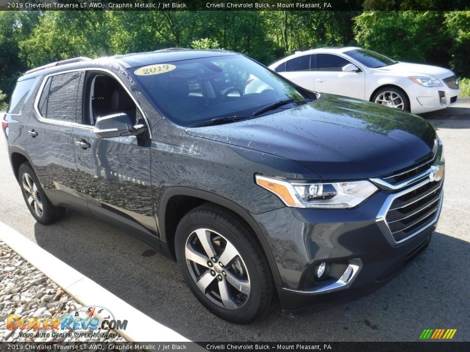 2019 Chevrolet Traverse LT AWD Graphite Metallic / Jet Black Photo #5