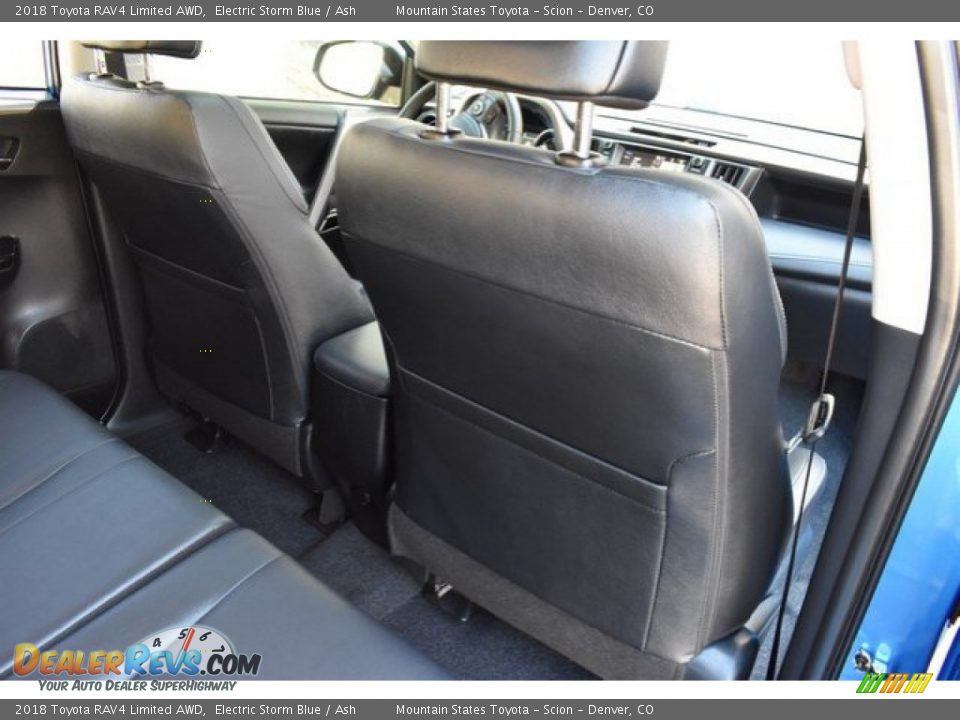 2018 Toyota RAV4 Limited AWD Electric Storm Blue / Ash Photo #21