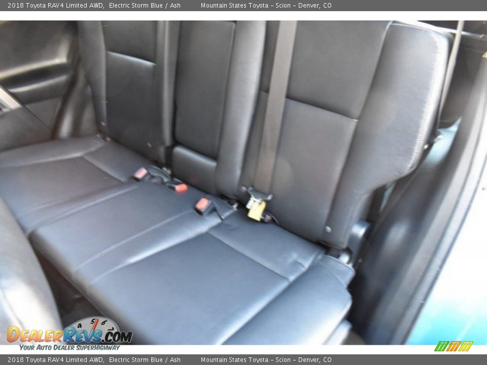 2018 Toyota RAV4 Limited AWD Electric Storm Blue / Ash Photo #22