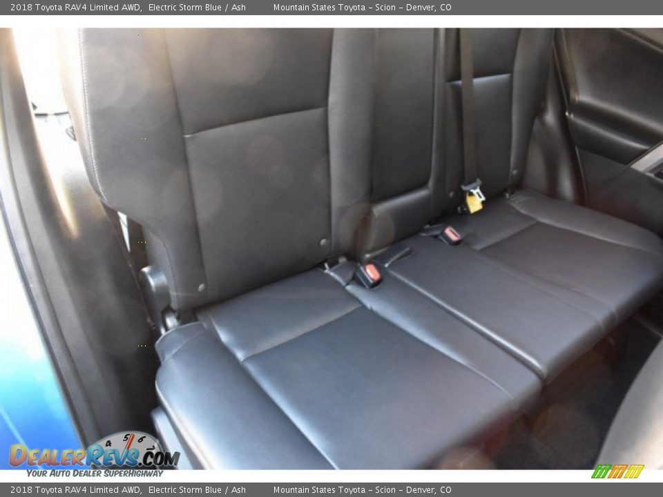 2018 Toyota RAV4 Limited AWD Electric Storm Blue / Ash Photo #23