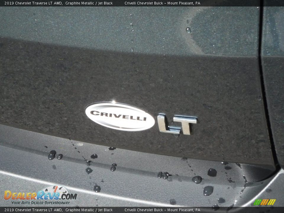 2019 Chevrolet Traverse LT AWD Graphite Metallic / Jet Black Photo #7