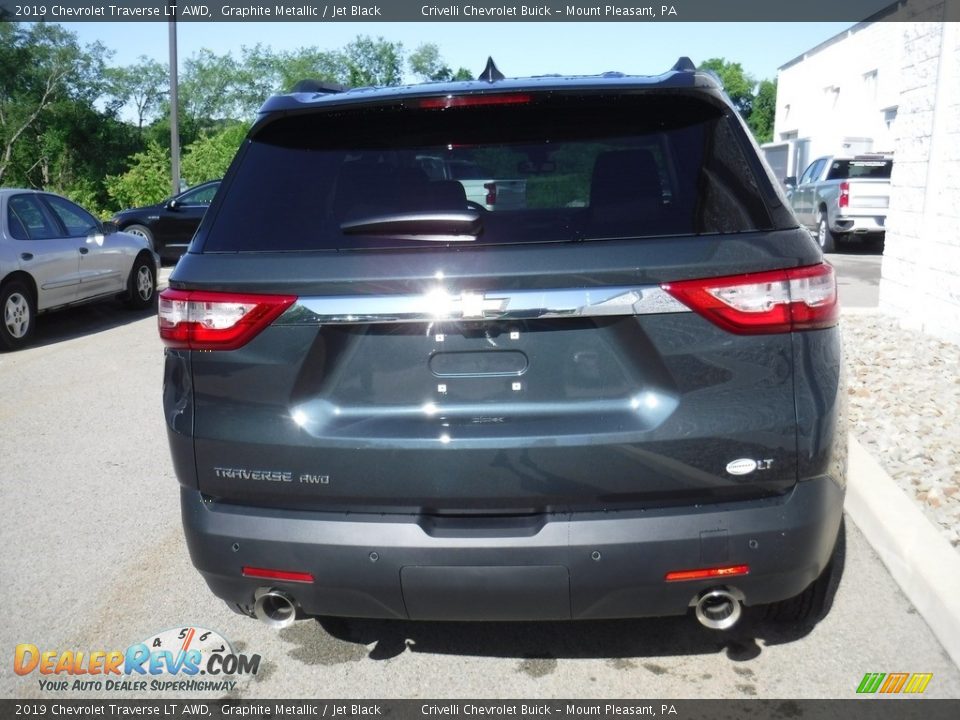 2019 Chevrolet Traverse LT AWD Graphite Metallic / Jet Black Photo #8