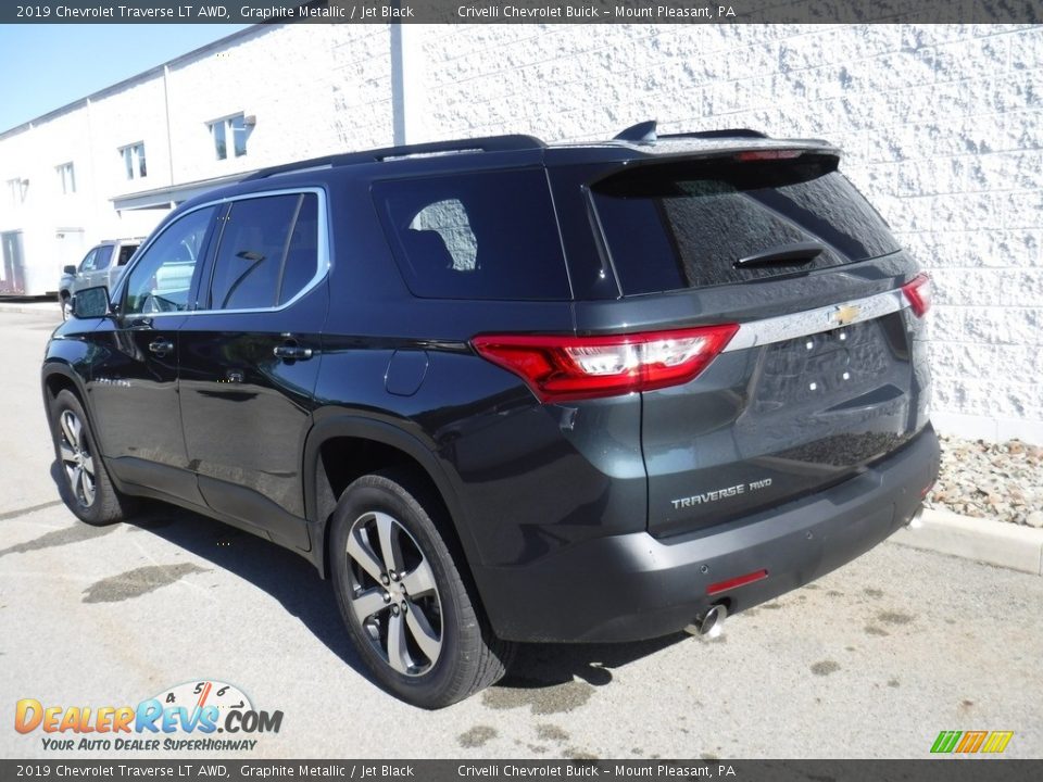 2019 Chevrolet Traverse LT AWD Graphite Metallic / Jet Black Photo #9