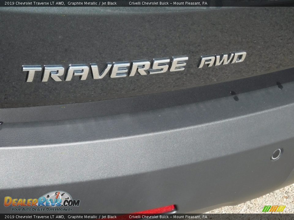 2019 Chevrolet Traverse LT AWD Graphite Metallic / Jet Black Photo #10