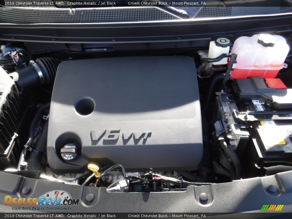2019 Chevrolet Traverse LT AWD Graphite Metallic / Jet Black Photo #11