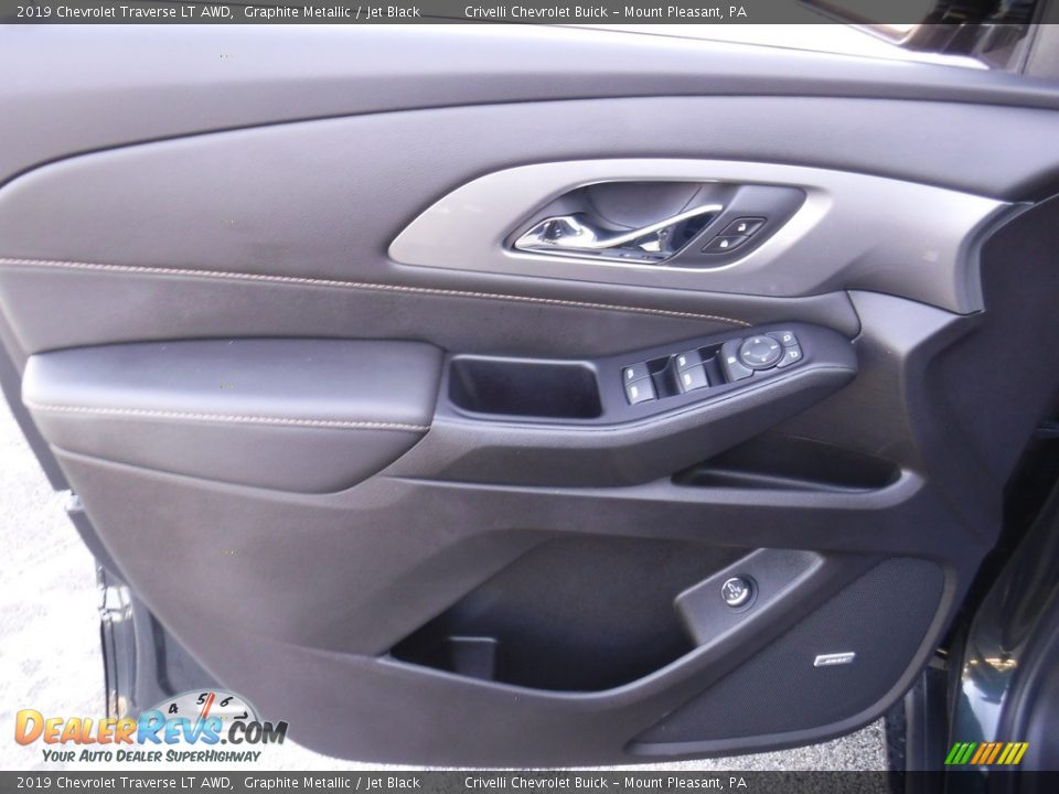 2019 Chevrolet Traverse LT AWD Graphite Metallic / Jet Black Photo #12