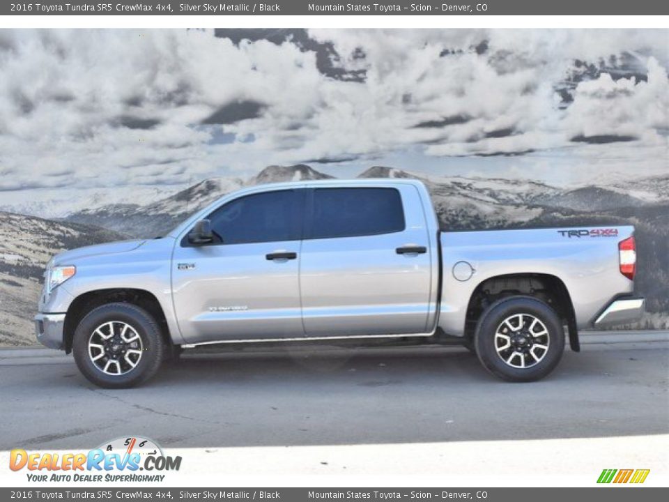 2016 Toyota Tundra SR5 CrewMax 4x4 Silver Sky Metallic / Black Photo #6
