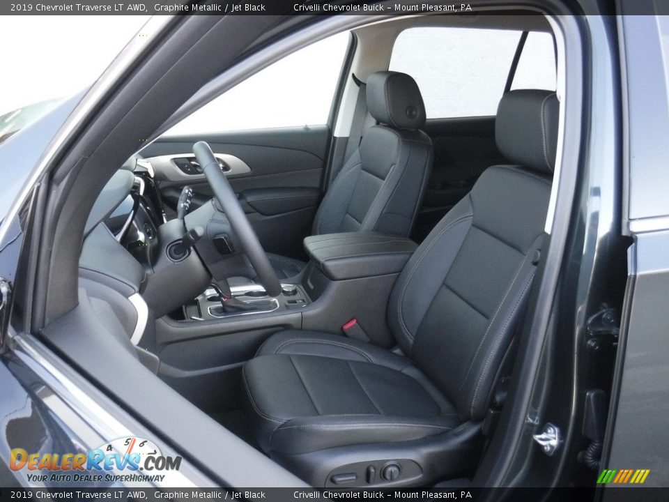 2019 Chevrolet Traverse LT AWD Graphite Metallic / Jet Black Photo #17