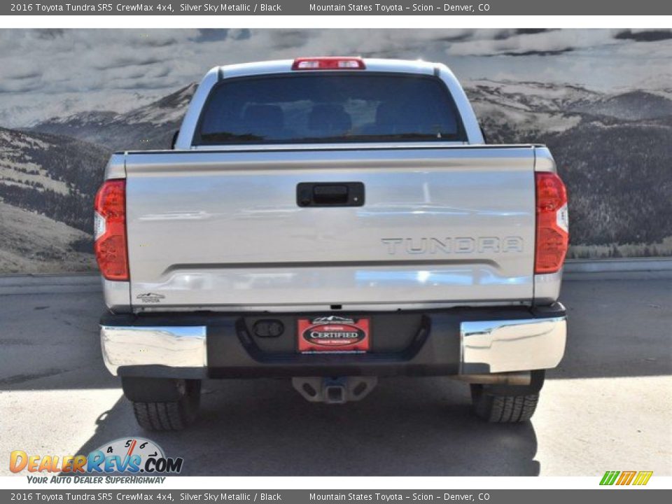 2016 Toyota Tundra SR5 CrewMax 4x4 Silver Sky Metallic / Black Photo #8
