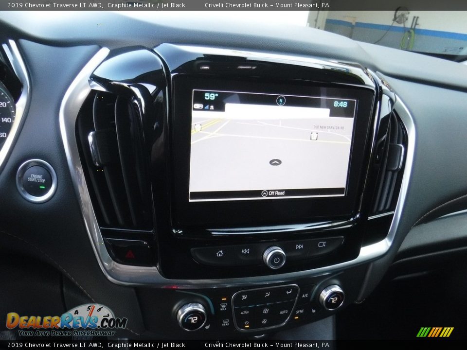 2019 Chevrolet Traverse LT AWD Graphite Metallic / Jet Black Photo #19