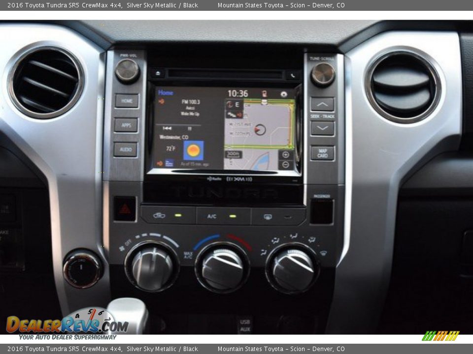 2016 Toyota Tundra SR5 CrewMax 4x4 Silver Sky Metallic / Black Photo #14