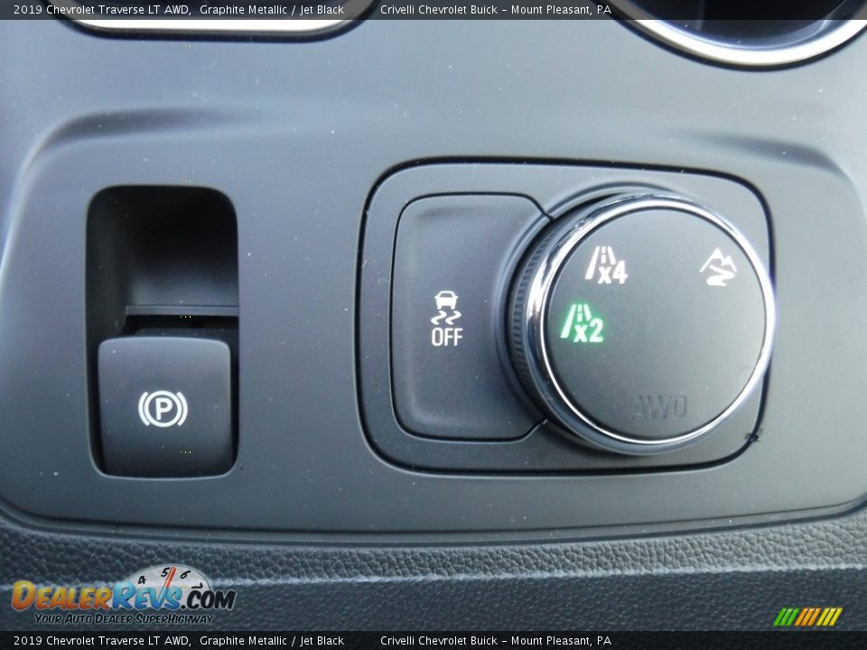2019 Chevrolet Traverse LT AWD Graphite Metallic / Jet Black Photo #23