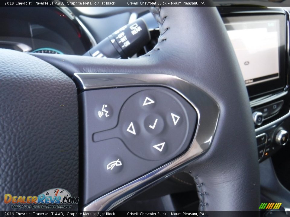 2019 Chevrolet Traverse LT AWD Graphite Metallic / Jet Black Photo #26