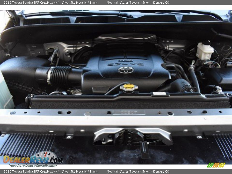 2016 Toyota Tundra SR5 CrewMax 4x4 Silver Sky Metallic / Black Photo #27