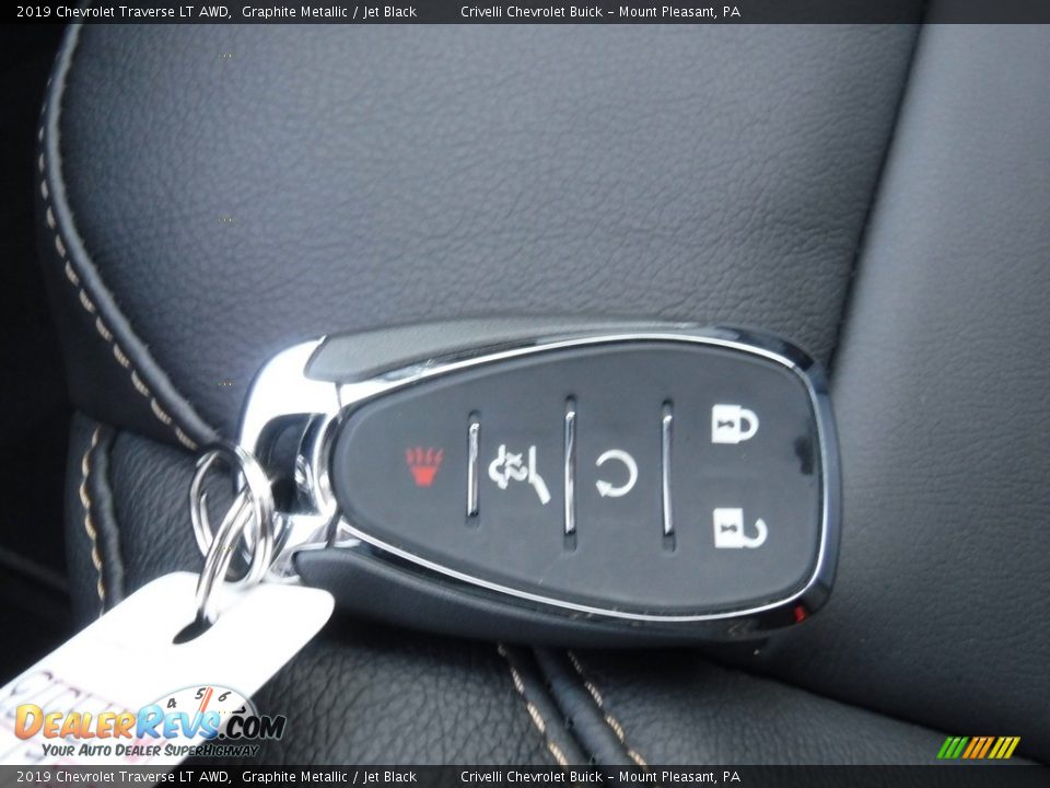 2019 Chevrolet Traverse LT AWD Graphite Metallic / Jet Black Photo #32
