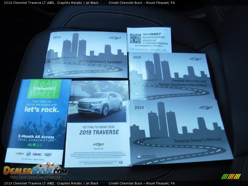 2019 Chevrolet Traverse LT AWD Graphite Metallic / Jet Black Photo #33