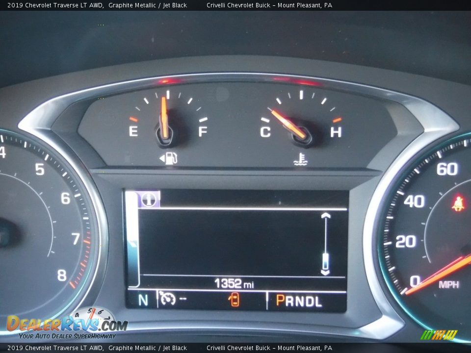 2019 Chevrolet Traverse LT AWD Graphite Metallic / Jet Black Photo #36